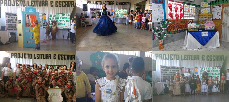 Escola realiza culminância de projeto de leitura e escrita com participação e envolvimento dos alunos