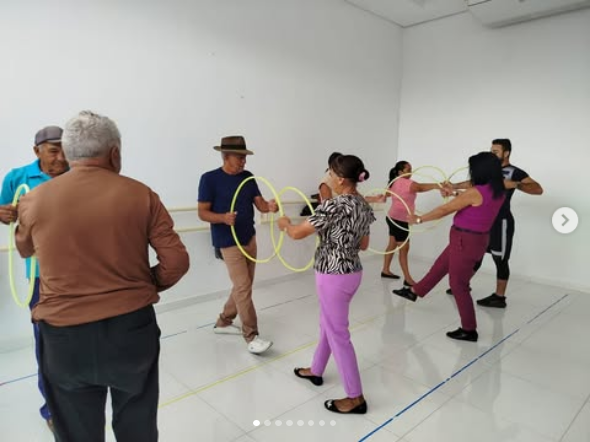 A Secretaria de Assistência Social realizou o 1º Encontro do mês de julho com o Grupo da Melhor Idade