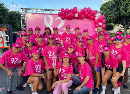 Prefeitura de São José de Princesa realiza caminhada e corrida da campanha Outubro Rosa